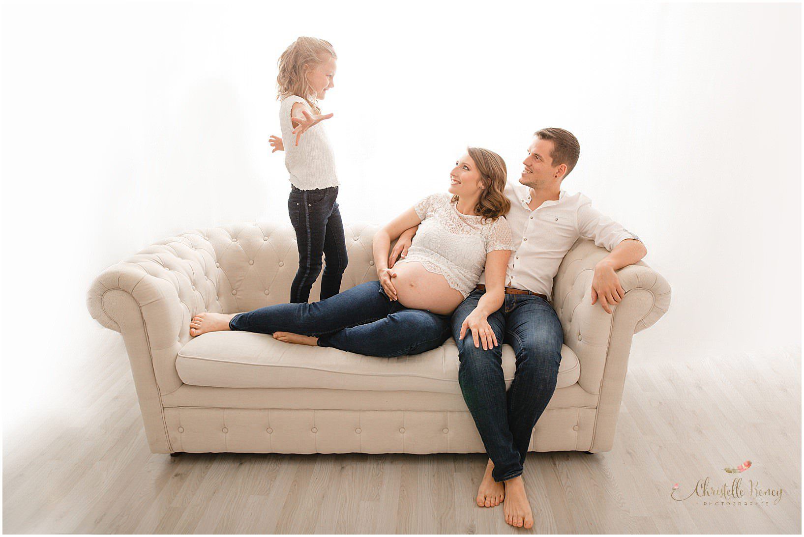 photo famille grossesse