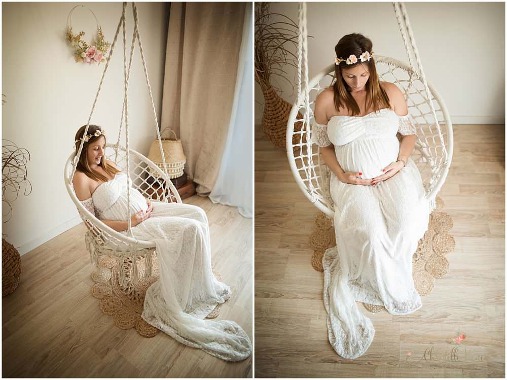 Photo grossesse boho Toulouse