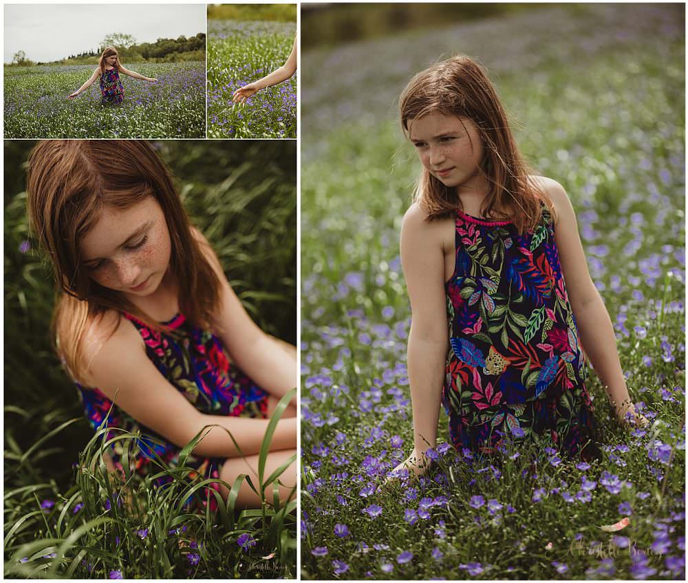 seance photo champs de lin