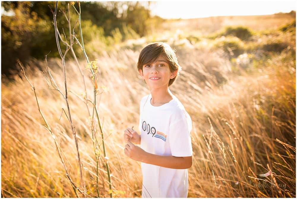 portrait enfant champs