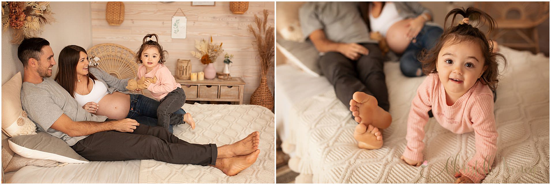 séance famille en studio Toulouse