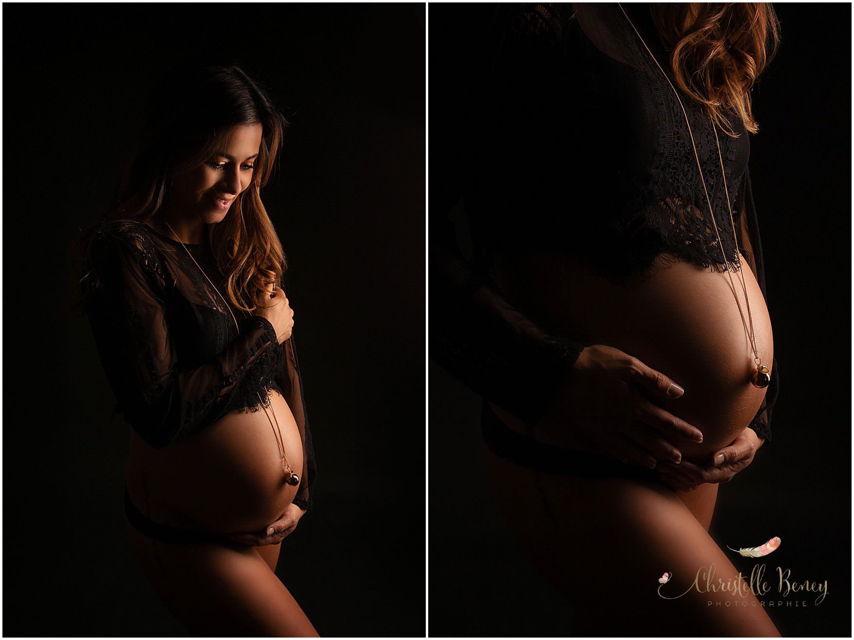 photo grossesse studio Toulouse